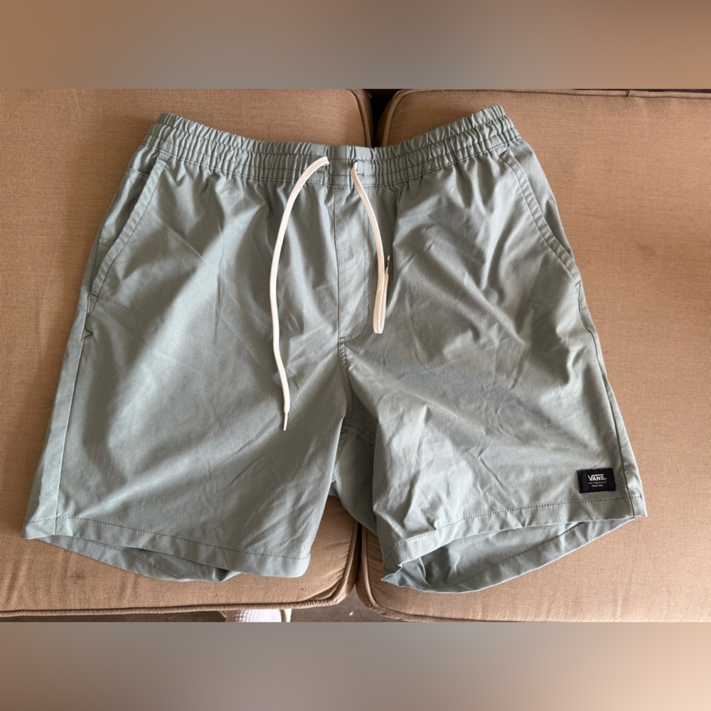 Vans Sage Green Elastic Shorts